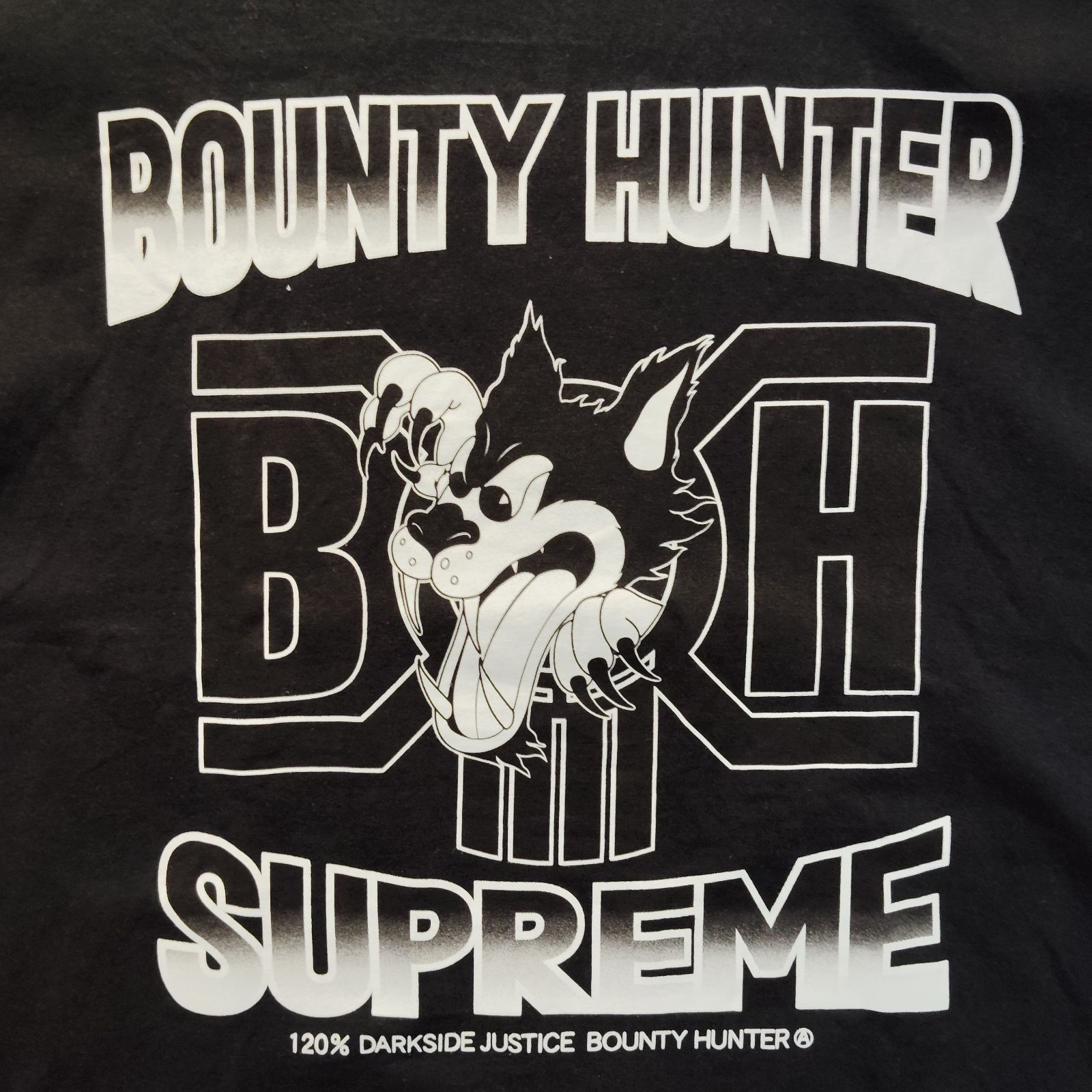 Supreme × BOUNTY HUNTER 23aw Wolf Tee Black M シュプリーム バウン 