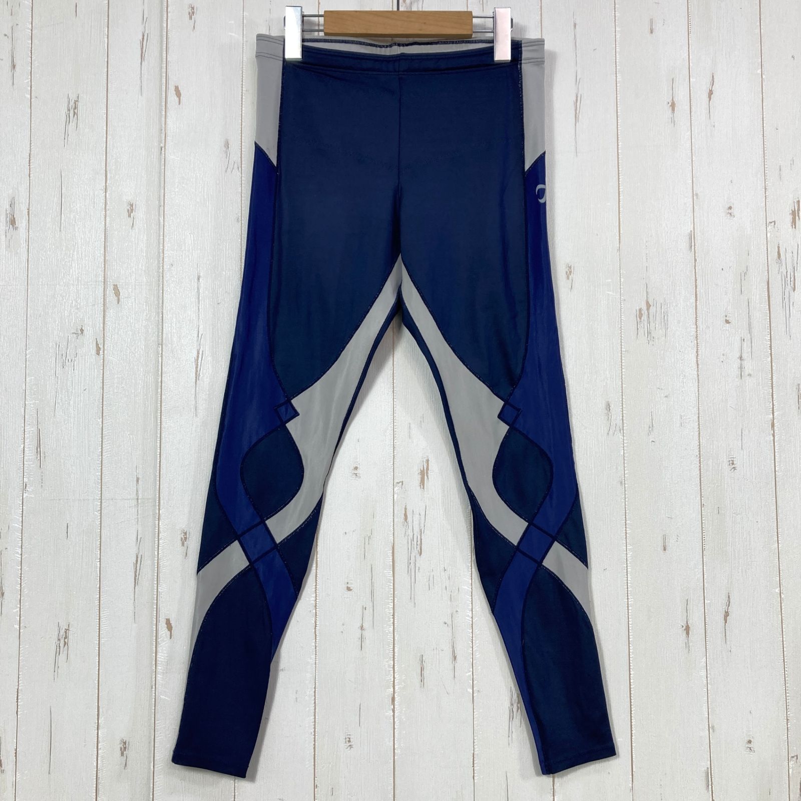 ✉️Men's L ネイビー系 Cw-X ( シーダブリューエックス ) スタビライクスモデル ロング スポーツタイツ ポリエステル ウェア ボトムス タイツ z00058448 タイツ ボトムス ウェア