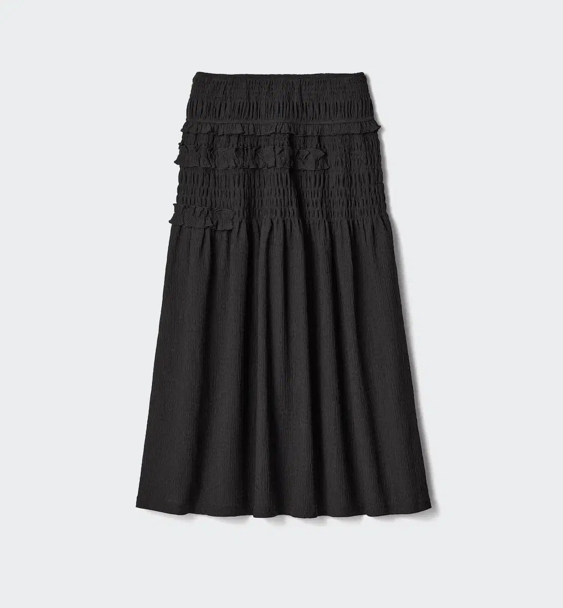 UNIQLO x Cecilie Bahnsen シャーリングスカート ブラック M
