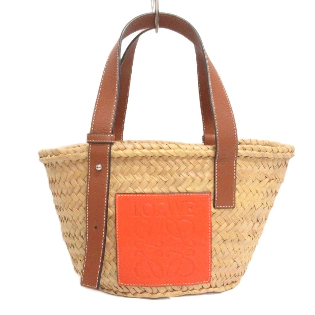 ロエベ LOEWE バスケットバッグ かごバッグ ハンド 編み込み