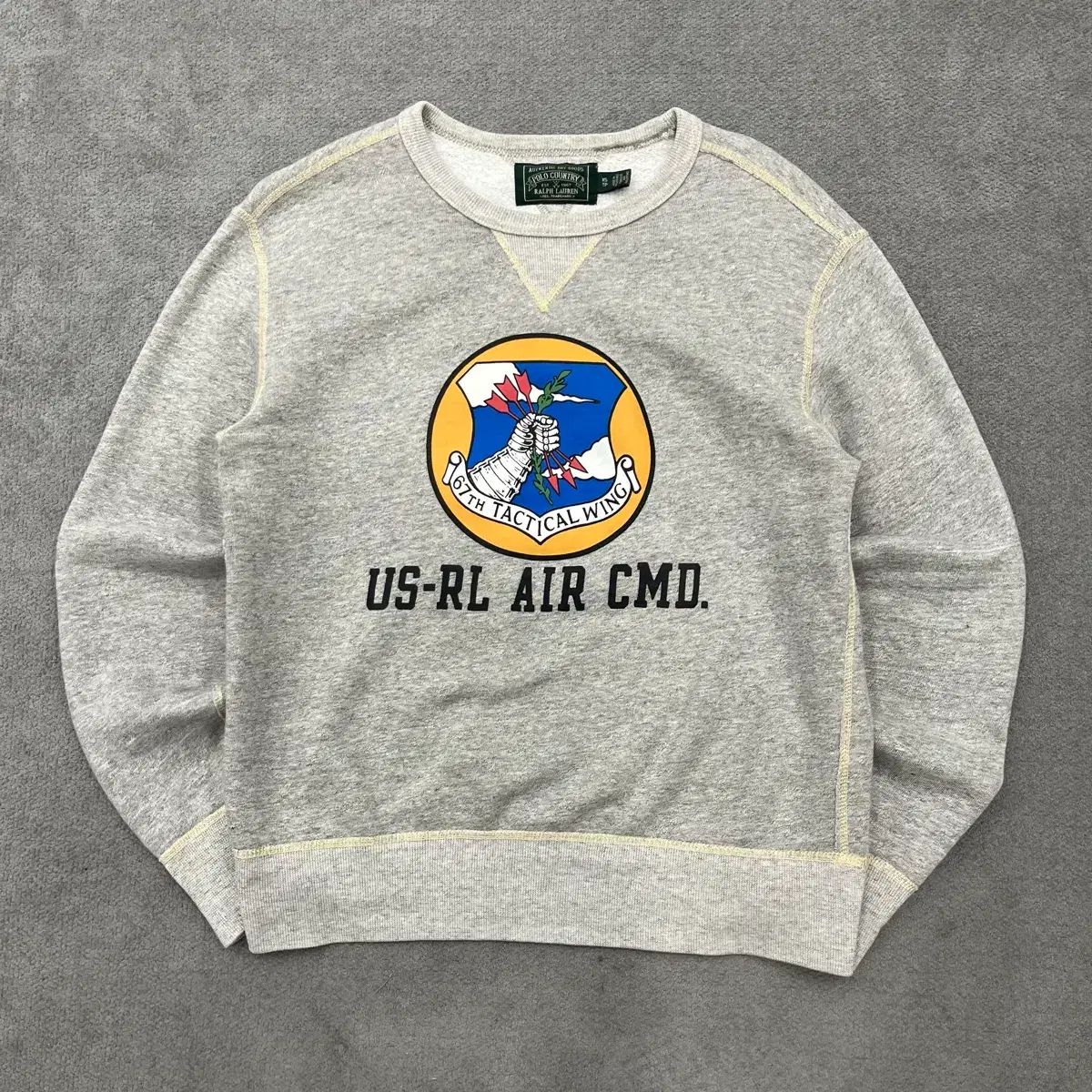 XS ポロ カントリー アメリカ空軍 エアフォース スウェットシャツ
