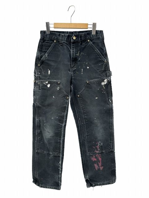 カーハート carhartt DOUBLE NKEE PAINTER PANTS USA製 ダブルニー ペインター パンツ 29 黒 ブラック ブランド古着ベクトル 中古260526