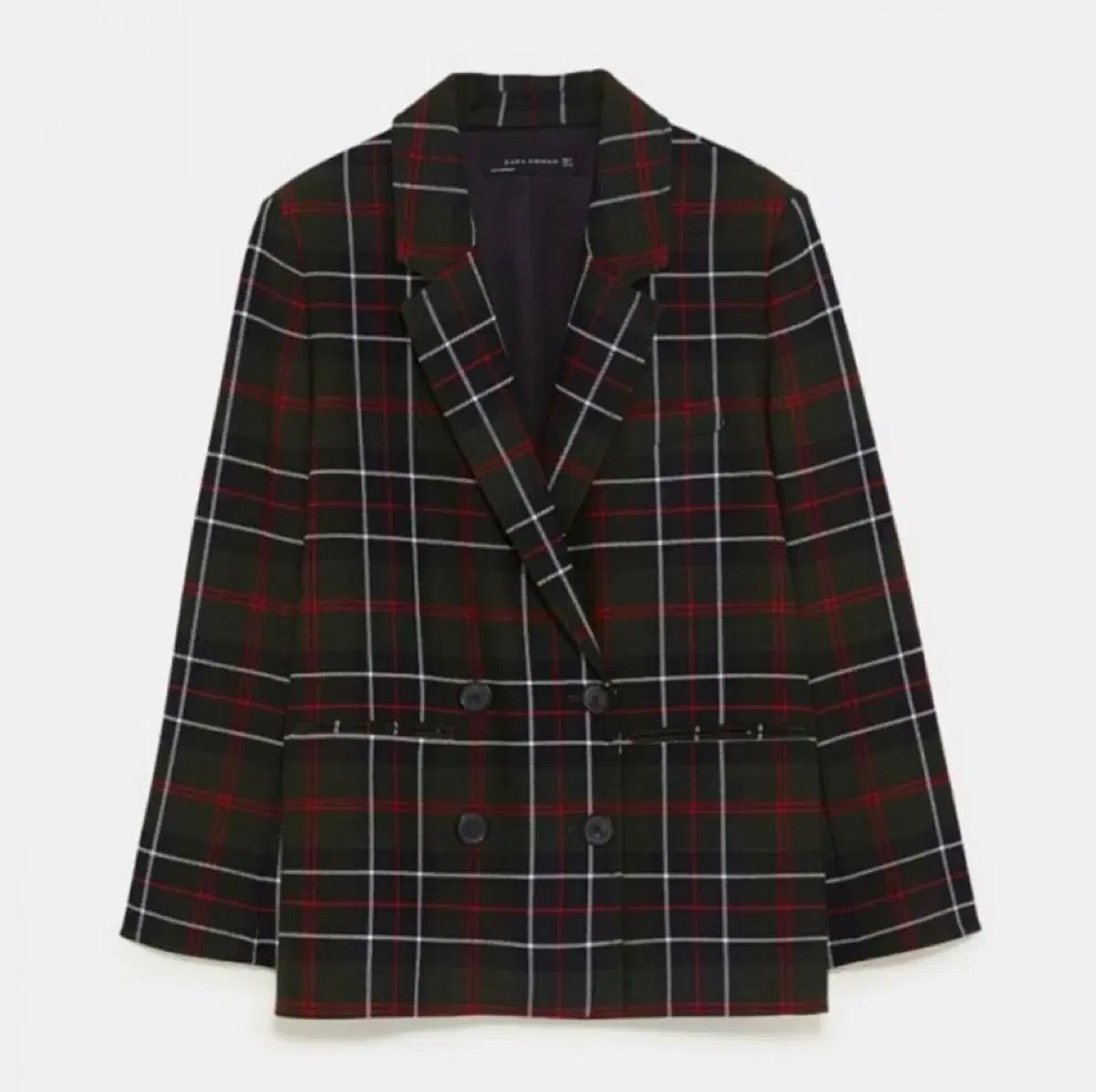 ZARA チェック ジャケット