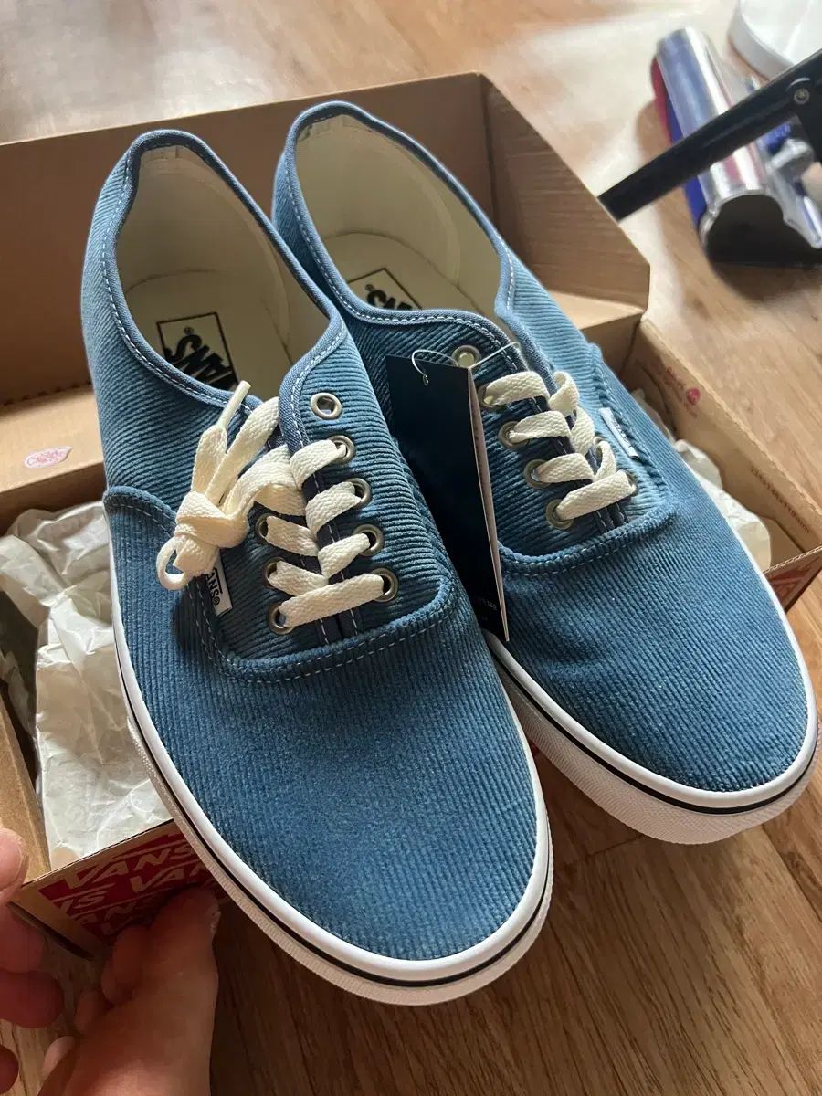 VANS コーデュロイ スニーカー ブルー