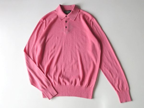 新品タグ付 ALAN PAINE アランペイン リネンコットン ロングスリーブ