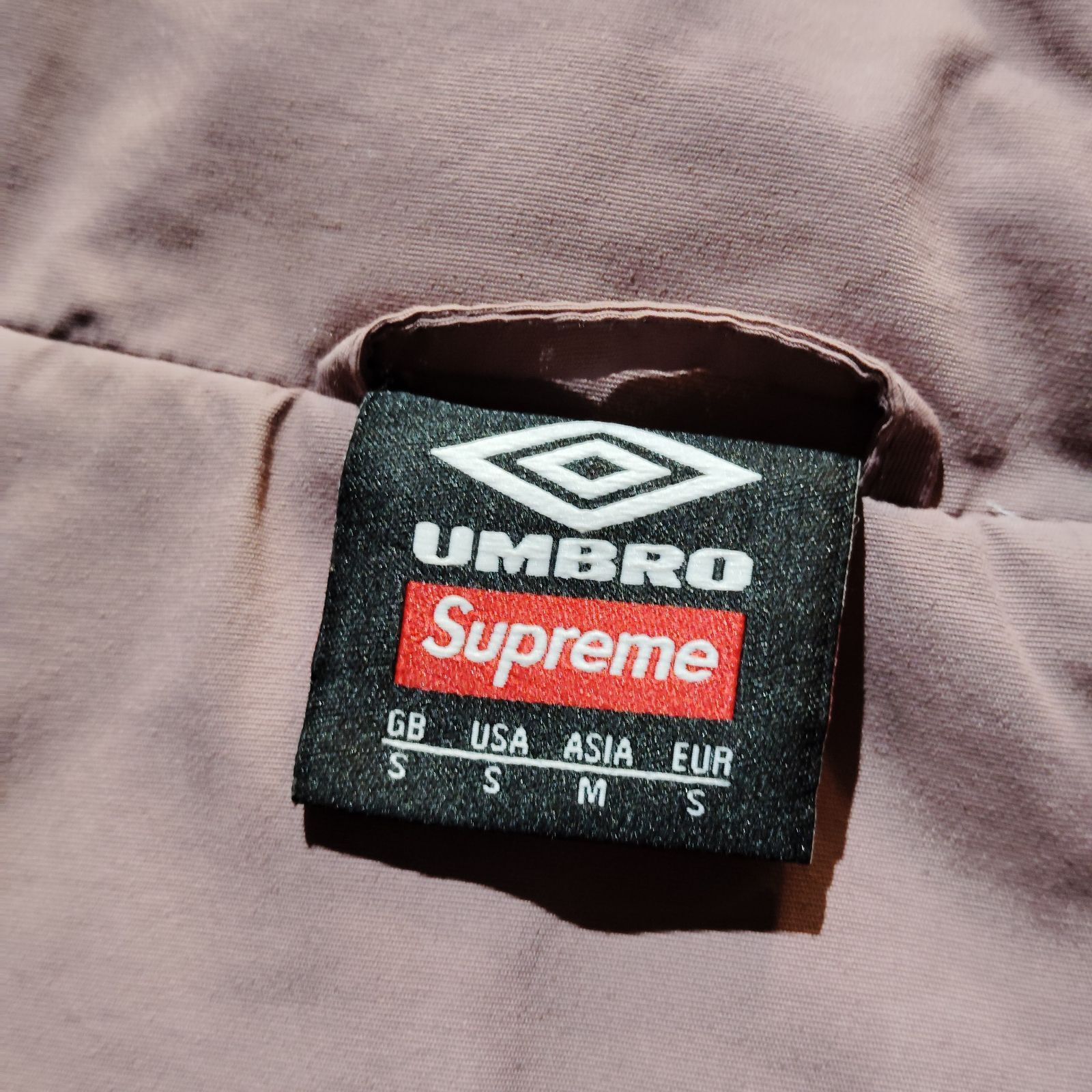 Supreme × UMBRO 22ss Track Jacket Dusty Plum S シュプリーム 