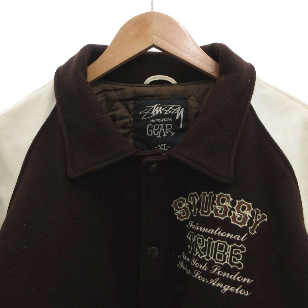 ステューシー STUSSY 25th anniversary TRIBE 4 varsity jacket