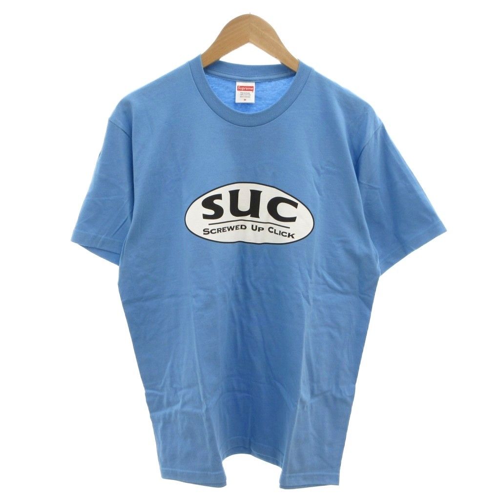シュプリーム SUPREME 26SS DJ Screw SUC Tee Blue Tシャツ カットソー 半袖 ロゴ プリント ボックスロゴ M 水色 ライトブルー /FF