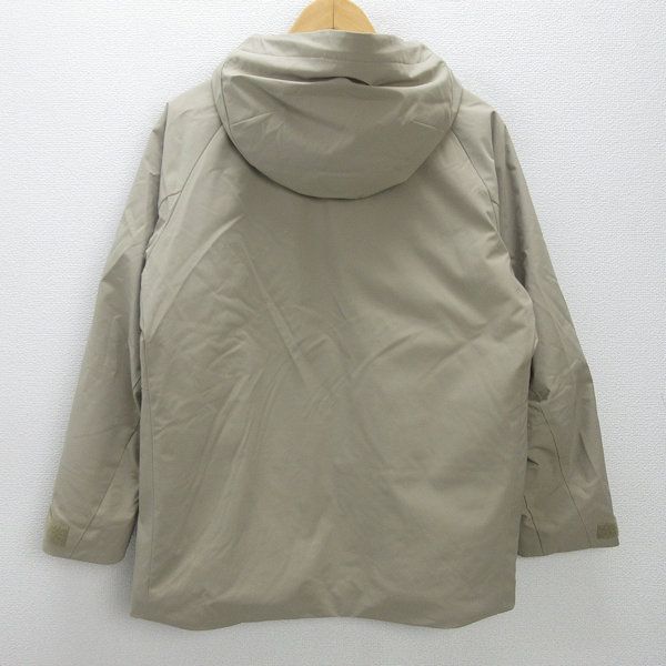 d□ユニクロ/UNIQLO ハイブリッドダウンパーカ□ベージュ【S】MENS/71F 