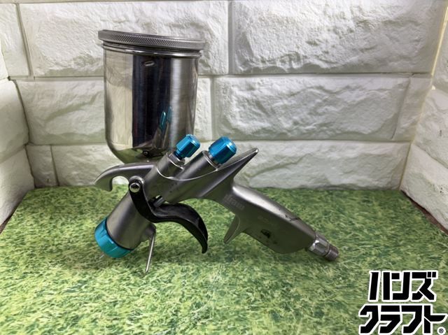 ▽【中古】明治 自動車補修専用スプレーガン Finer-force エア工具 日本製 本体 塗装