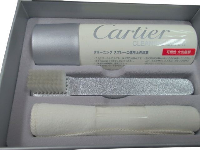 カルティエ クリーニングキット 時計用 メタルブレス用 ブラシ クロス