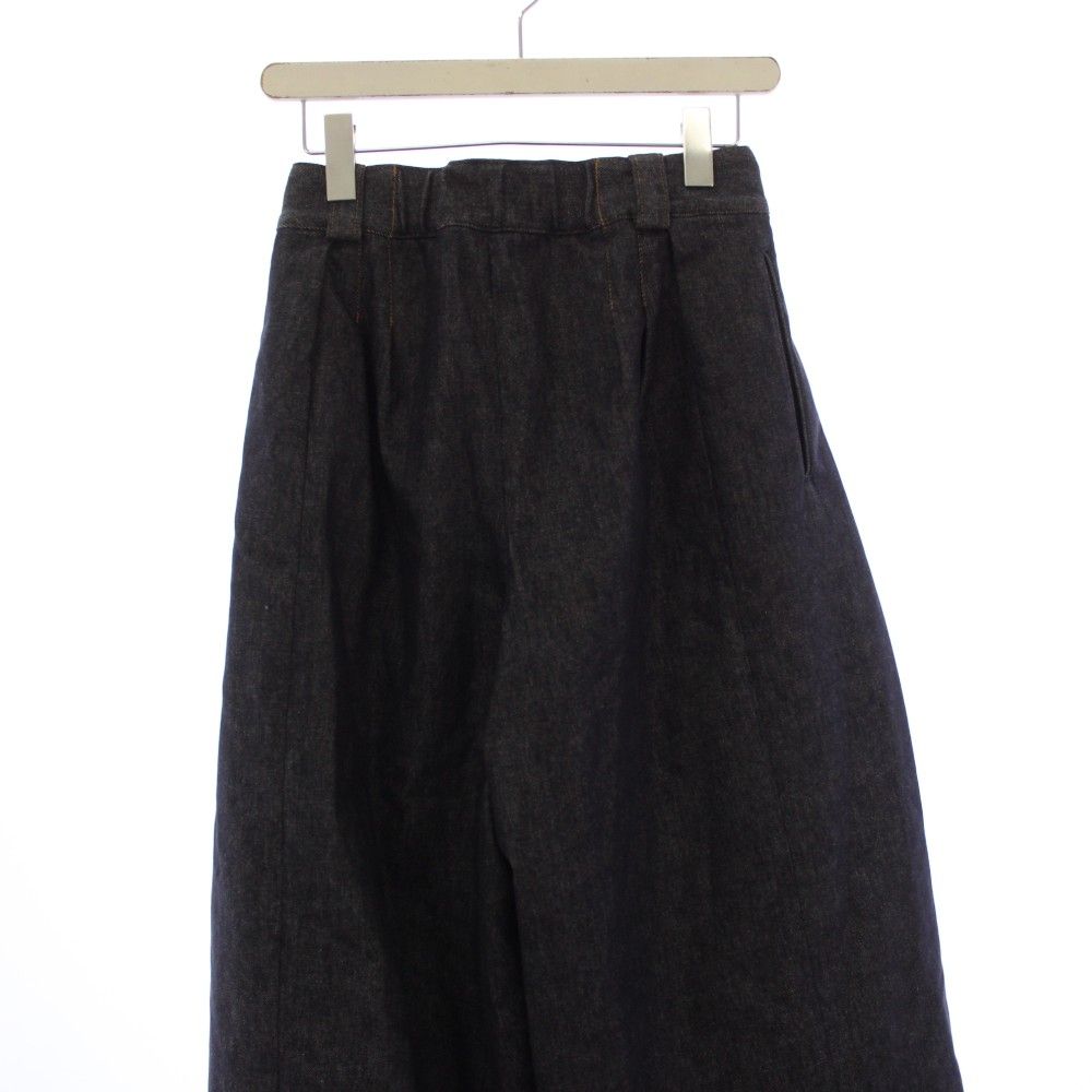 Lig.リグドット ワイドデニムパンツ S リグドット Lig. wide denim ワイドデニムパンツ ジーンズ ボタン