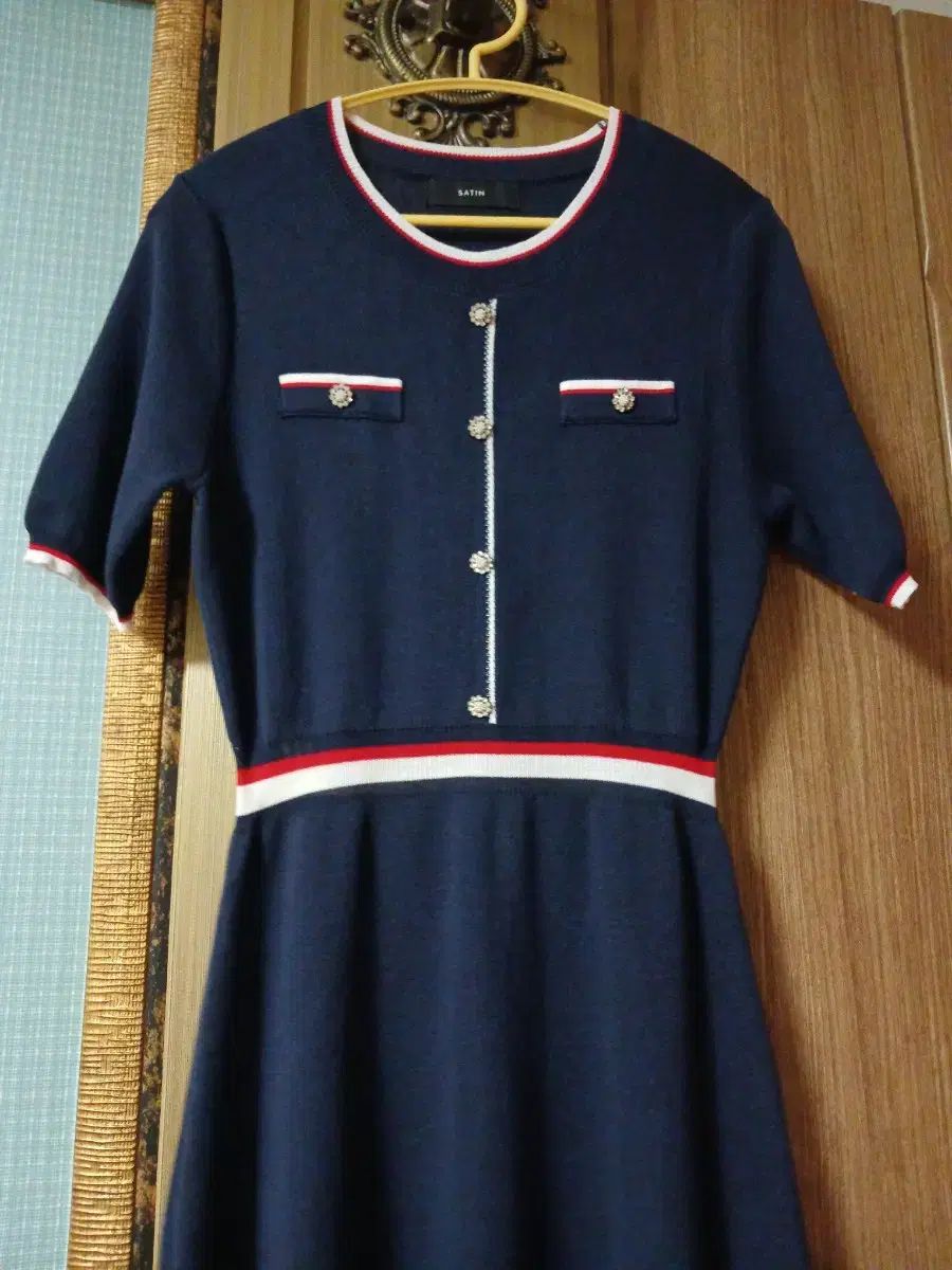 SATIN)ニット ONE PIECE