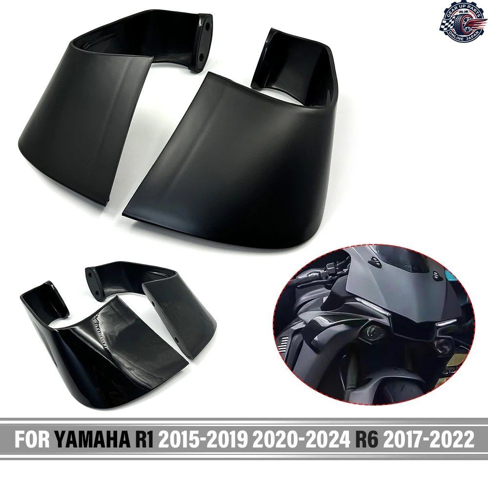 ヤマハ YZF-R1 2015-2019 2020-2024 YZF-R6 2017-2022 エアロダイナミック固定翼モーターサイクル高品質サイドウィングカバーアクセサリー