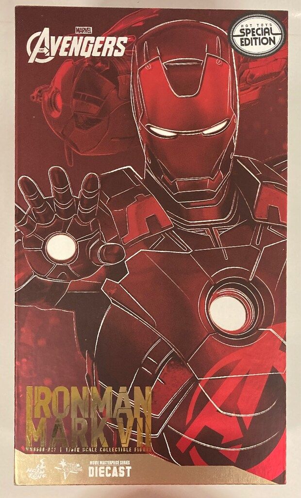 HOTTOYS MOVIE MASTERPIECE DIECAST IRON MAN MARK 7 (SPECIAL EDITION) MMS500D2