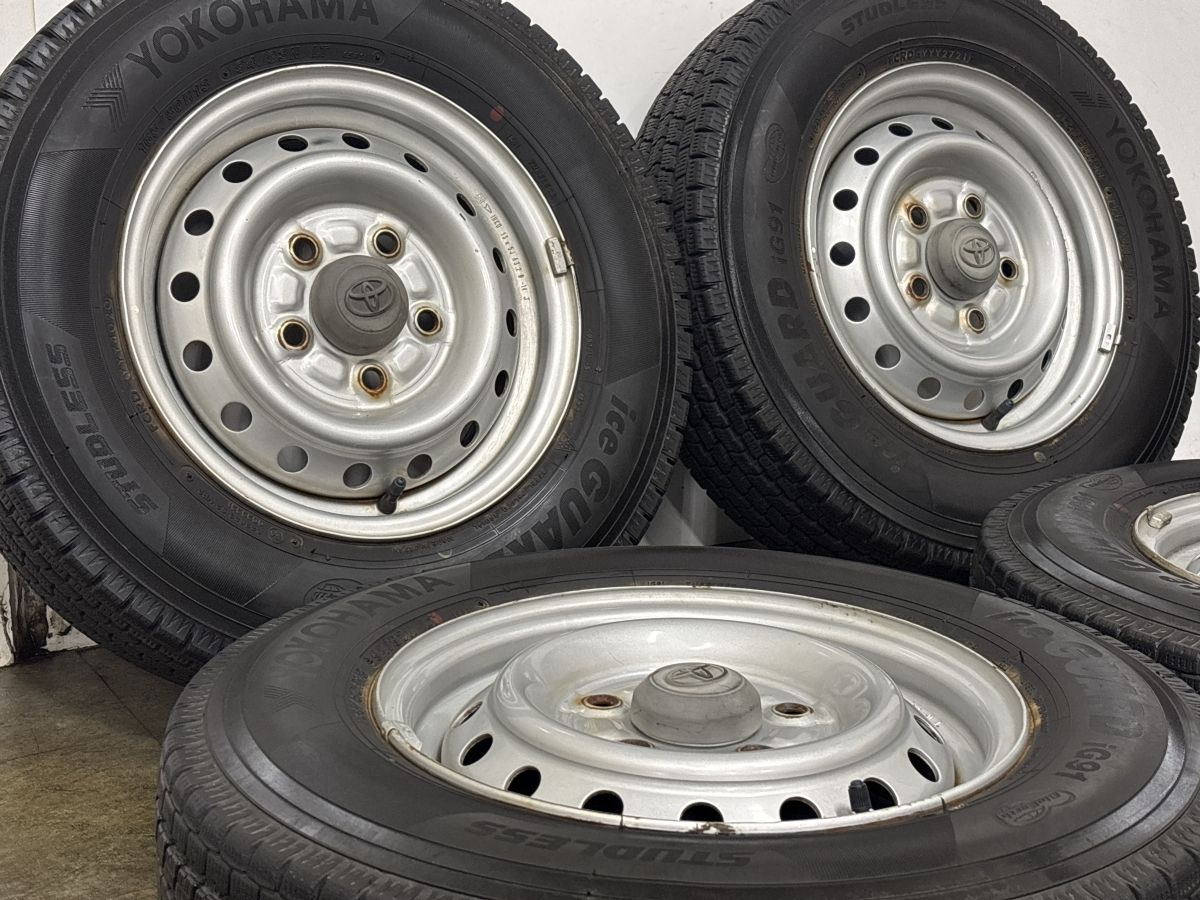 バリ溝】トヨタ タウンエースバン 純正 13in 5J +50 PCD114.3 ヨコハマ
