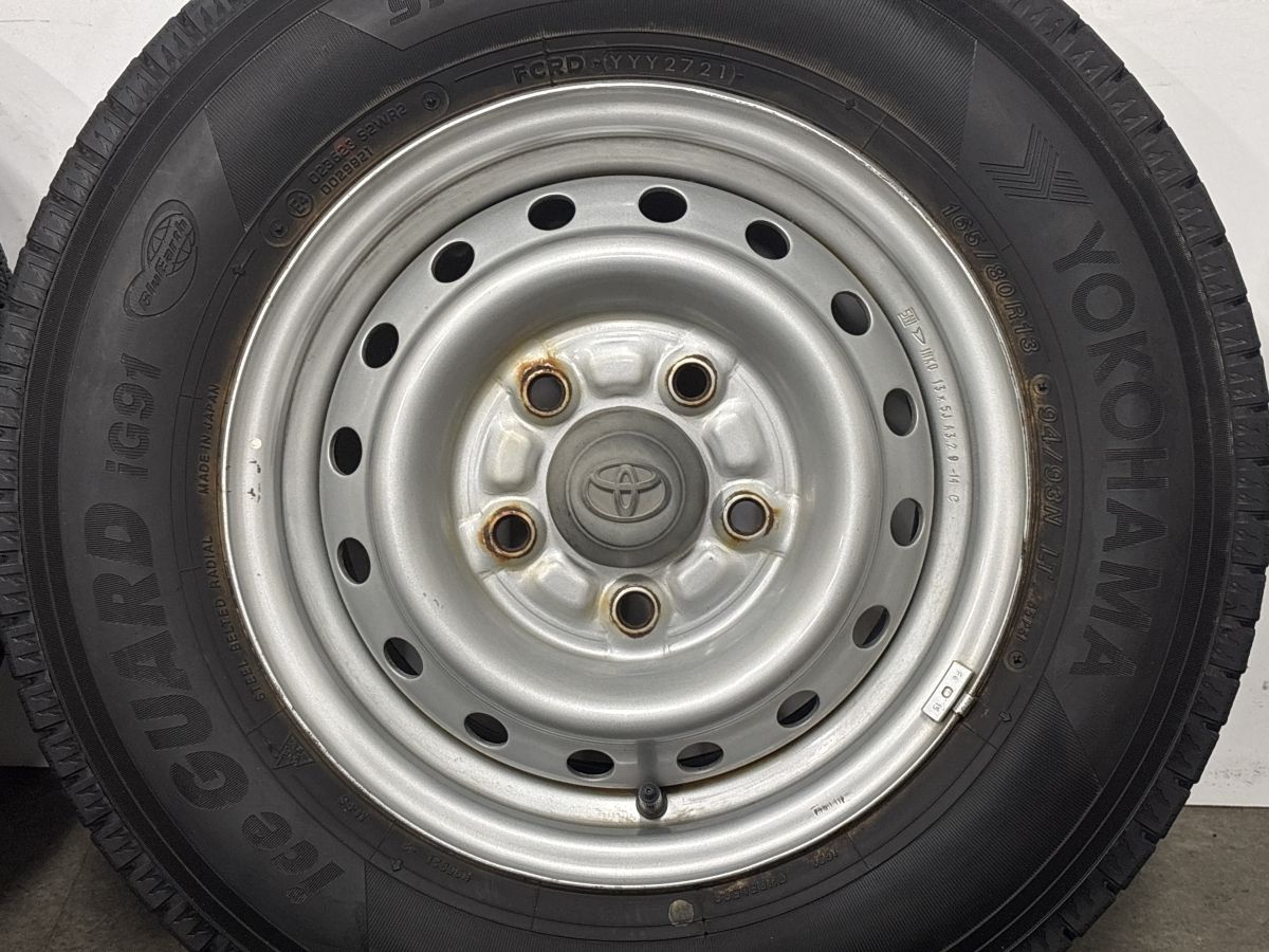 バリ溝】トヨタ タウンエースバン 純正 13in 5J +50 PCD114.3 ヨコハマ
