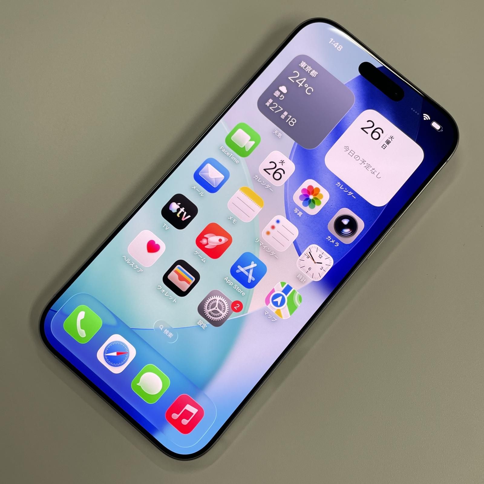 au iPhone 16 Pro Max 256GB ホワイトチタニウム
