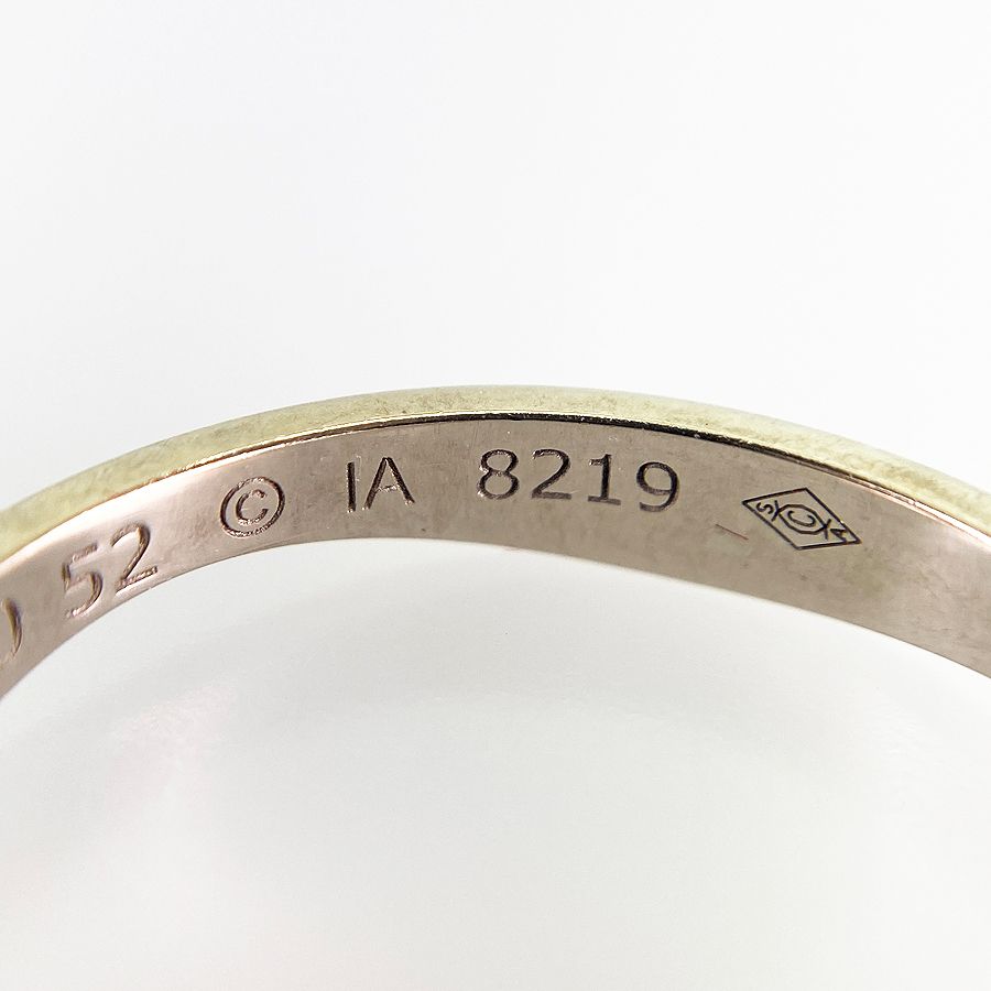 カルティエ Cartier ラブミー B4089852 K18WG 12号(52) リング ss