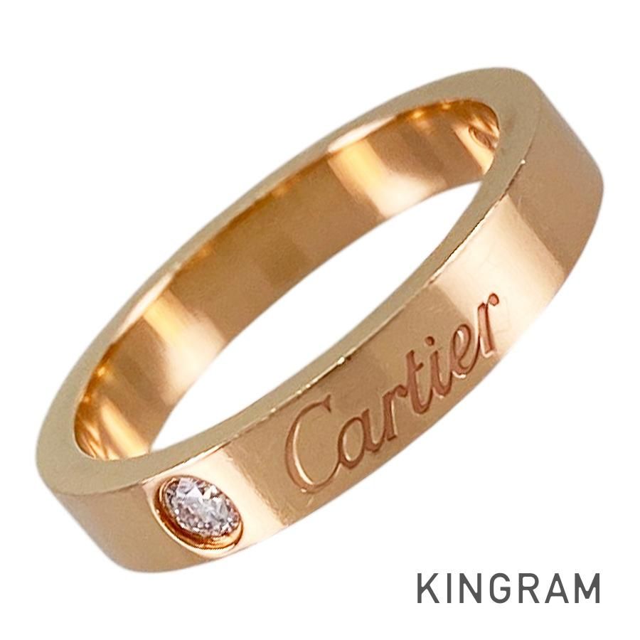 カルティエ Cartier C ドゥ カルティエ ウェディン CRB4086446 K18PG ダイヤモンド 6号(46) リング ss【中古】
