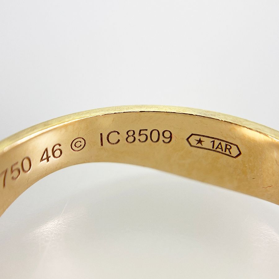 カルティエ Cartier ラブミー B4089746 K18WG 6号(46) リング ss【中古 