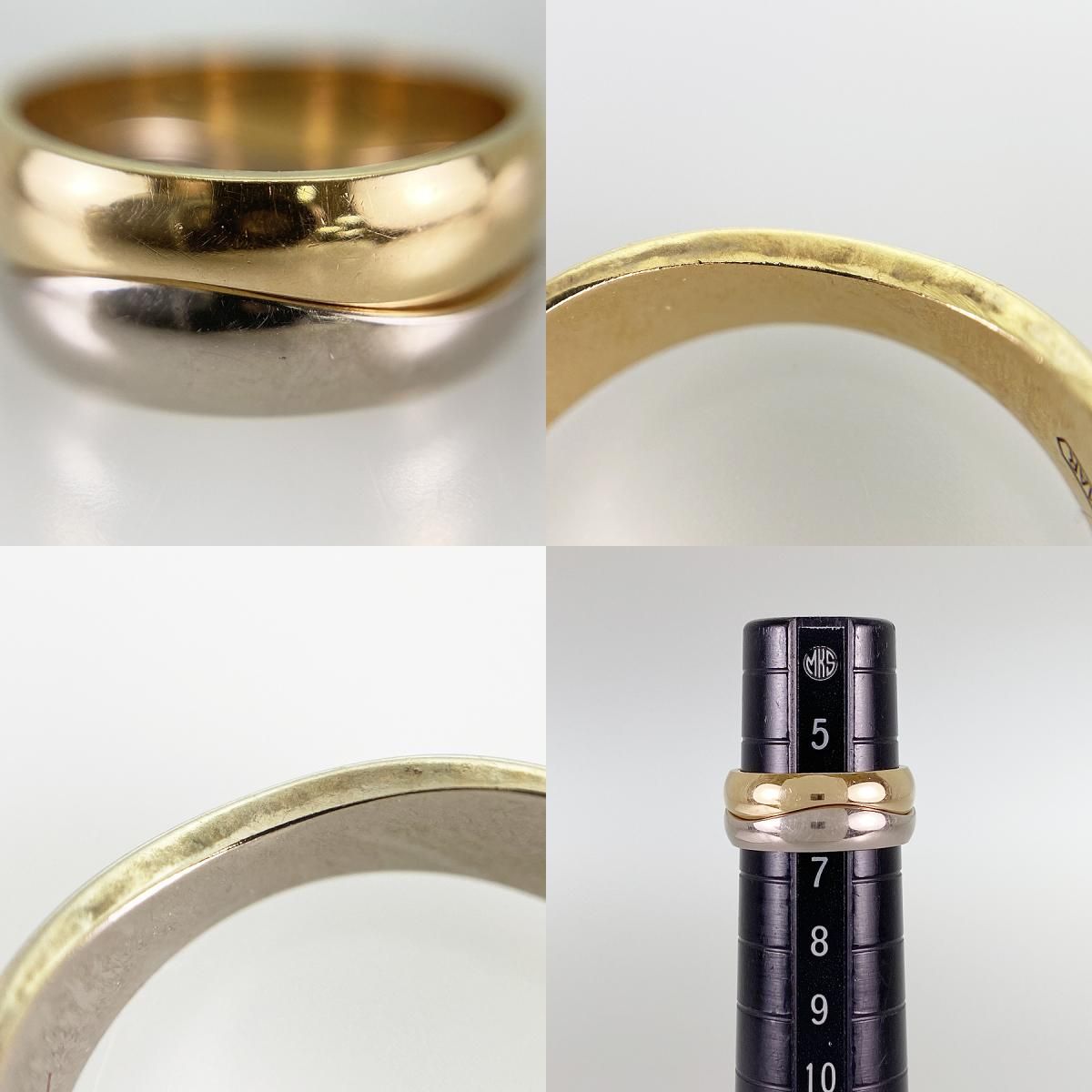 カルティエ Cartier ラブミー B4089746 K18WG 6号(46) リング ss【中古 