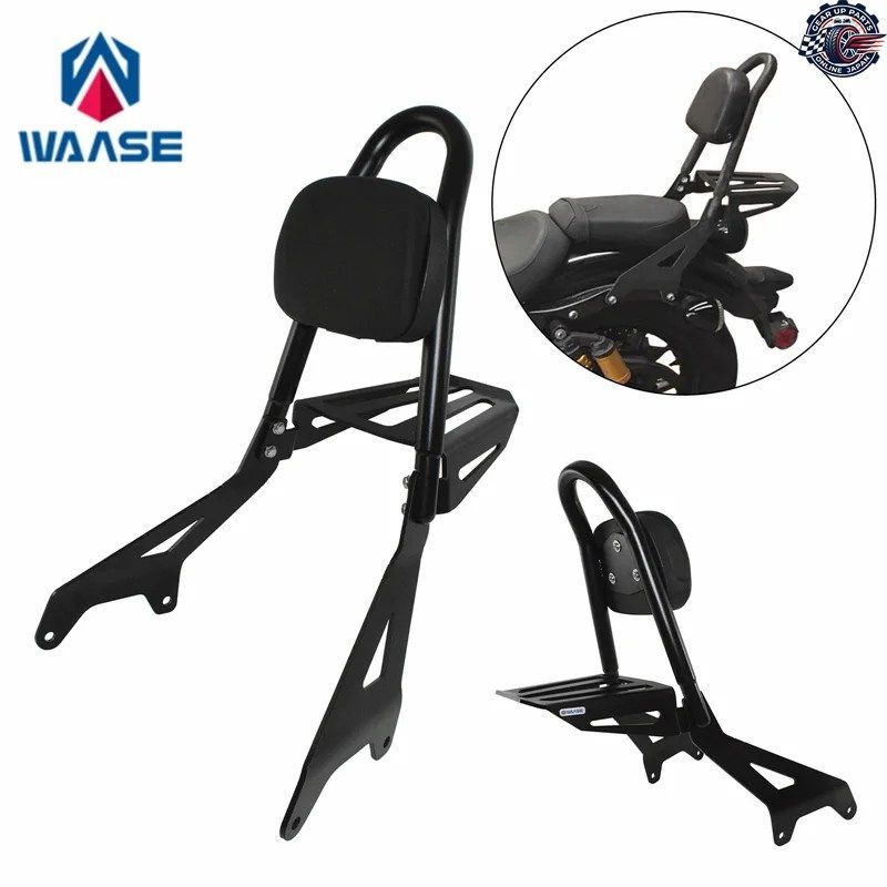 ヤマハ V STAR 950 BOLT XVS950 XV950 XV XVS 950 2015-2023 シーシーバーバックレスト（リアラックバックレスト付き）