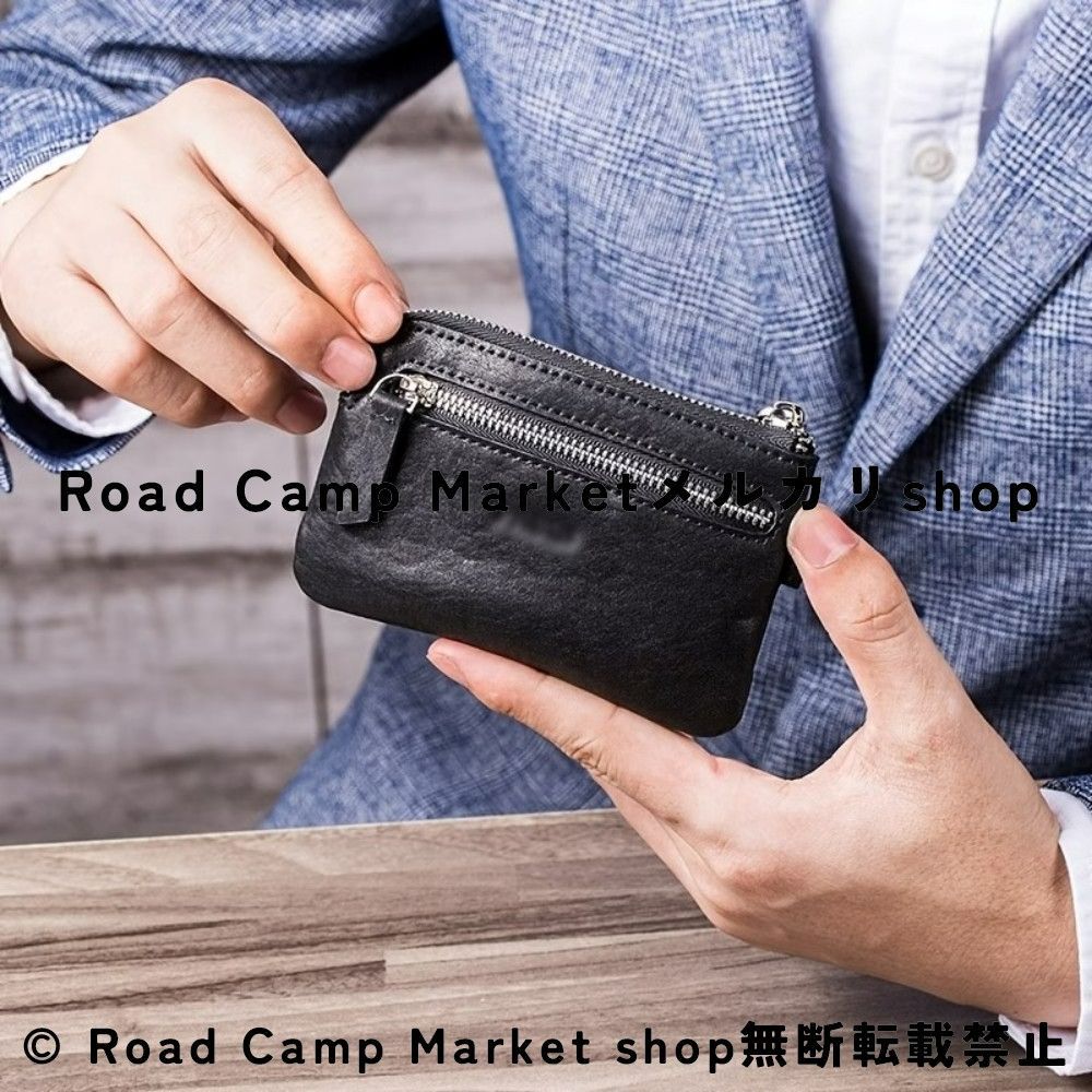 コインキーポーチ 牛革 ミニ財布 本革 カードホルダー ヴィンテージ レザー コインケース 薄型 コンパクトウォレット ユニセックス キーケース 小銭入れ ミニマリスト財布 テクスチャーレザー タンカラー レトロ風 レザーポーチ カジュアル 軽量 小型財布