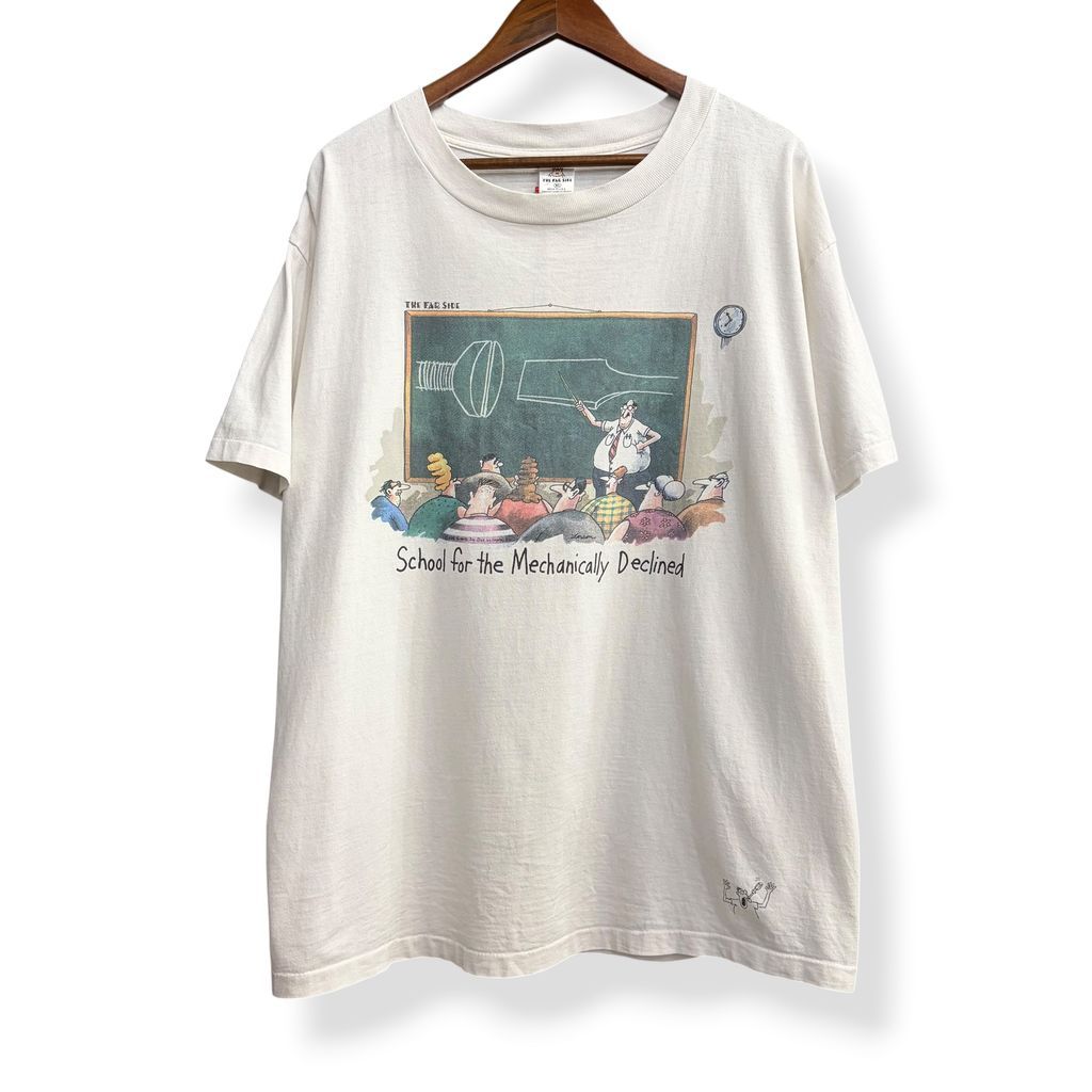 80's THE FAR SIDE ファーサイド プリントTシャツ Made in USA アート 古着 90's No.A129