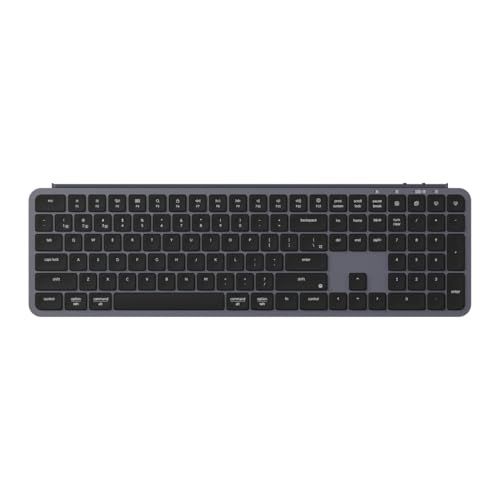 【新品】【国内正規品】Keychron B6 Pro ウルトラスリム ワイヤレスキーボード、フルサイズ、テンキー付、ZMKカスタマイズ、シザースイッチ、2.4 GHz/Bluetooth 5.2/有線接続、ロングバッテリーライフ、Mac Wi 72253aa3