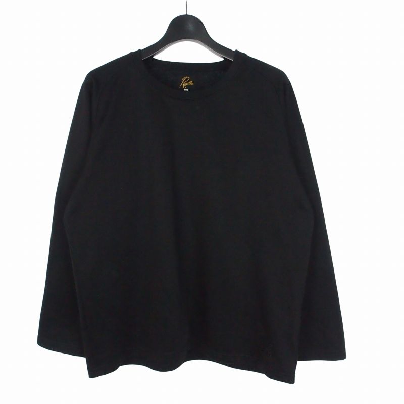 ニードルス ニードルズ Needles 21AW U NECK TEE スウェット トレーナー S ブラック 黒 J0231