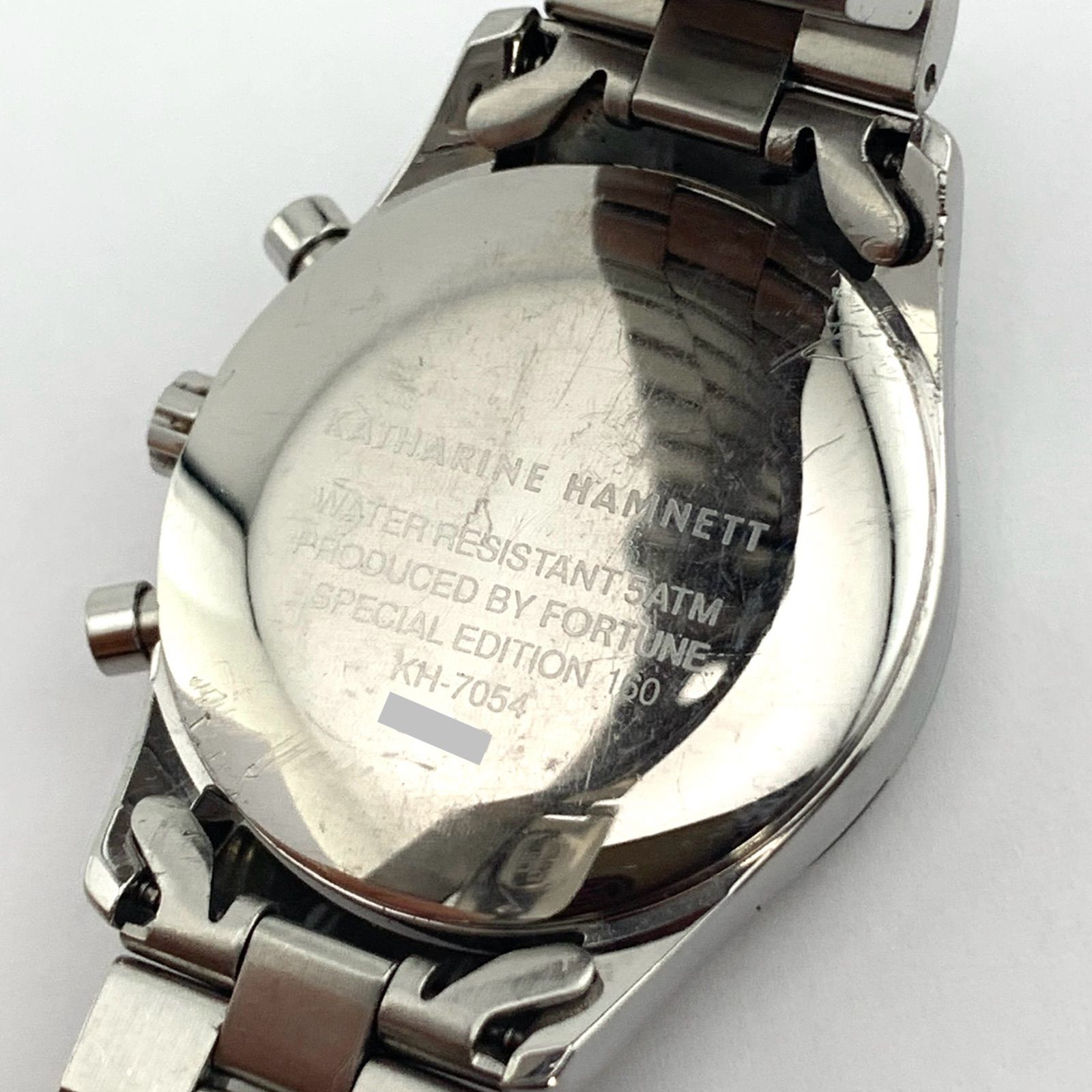 中古】KATHARINE HAMNETT KH-7054 クロノグラ腕時計 - メルカリ