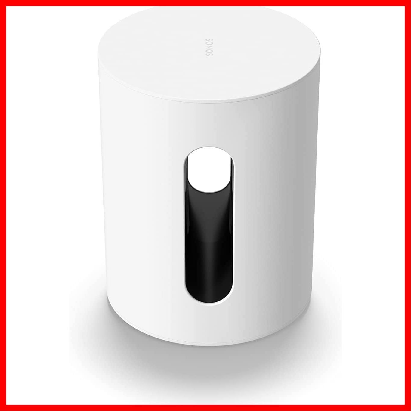 【在庫処分】white wifi対応 臨場感あふれるサウンド 重低音 サウンドバー ホワイト サラウンド ホームシアター サブウーファー Subwoofer サブミニ SUBM1JP1 ソノス Mini Sub Sonos