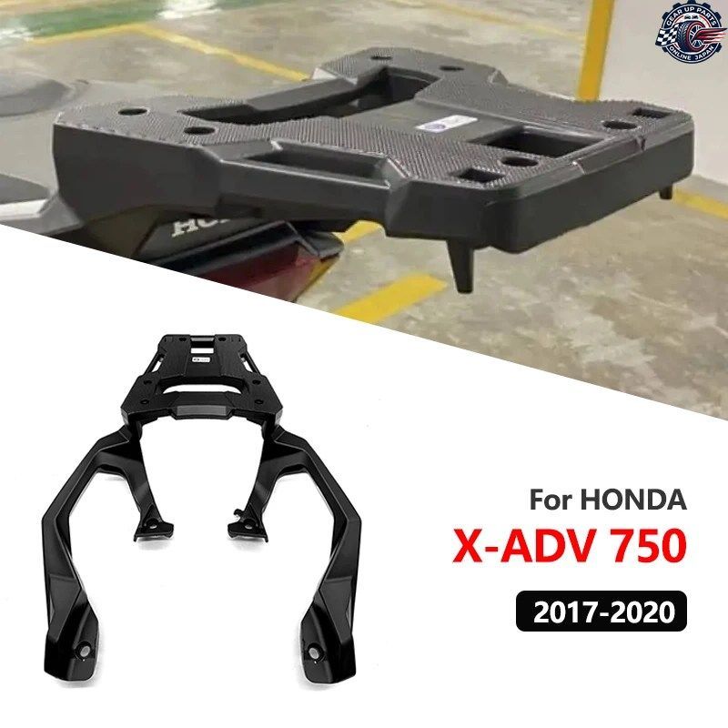 ホンダ XADV 750 XADV-750 2017 - 2020 オートバイ用ラックブラケット リアラックフレームカバーパネルホルダーシェルフサポート