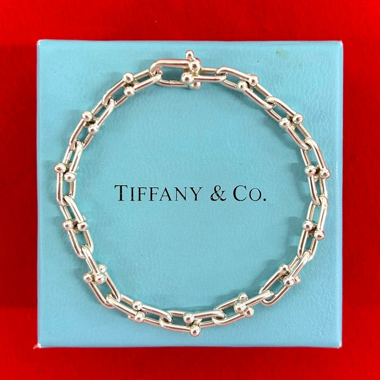 Tiffany ハードウェア スモールリンク ブレスレット ミディアム