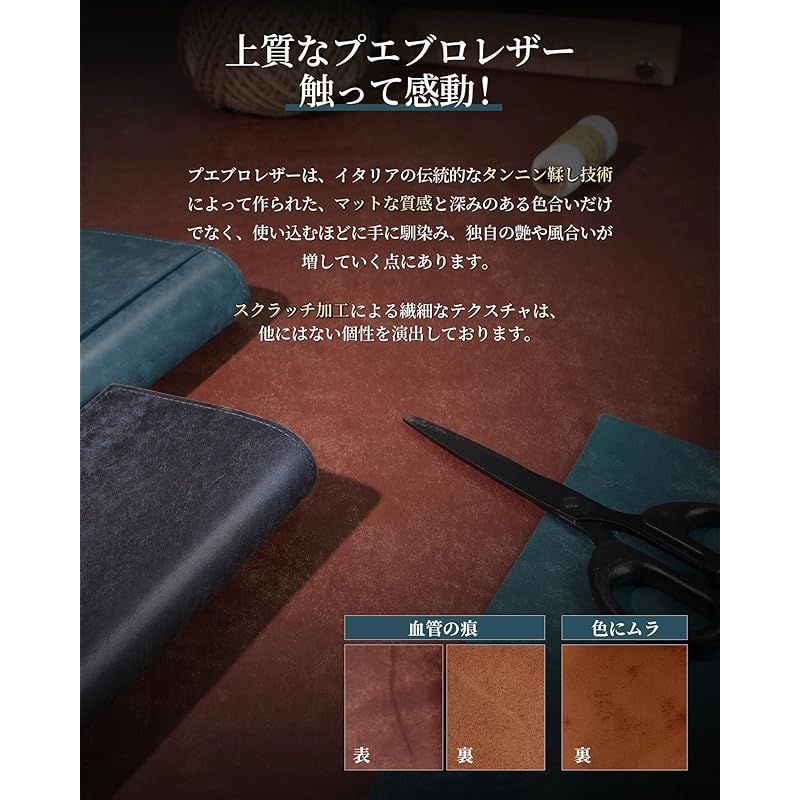 新品】 [Kawaoto] 財布 メンズ 長財布 本革 プエブロレザー 大容量
