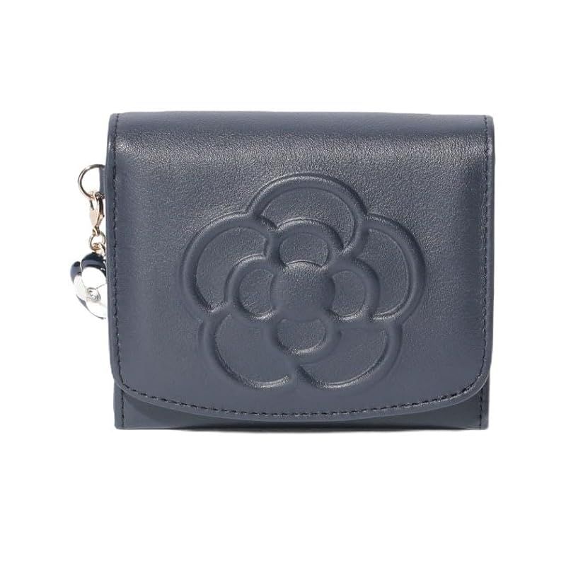 【新品】 CLATHAS(クレイサス)ワッフル BOX折り財布 【新色】 財布 札入れ カード入れ付き レディース 190323 ネイビー(新)