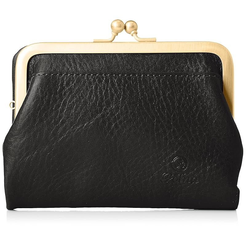 【新品】 [フォルナ] 二つ折り財布 ヌメオイルシュリンク レディース ブラック Free Size