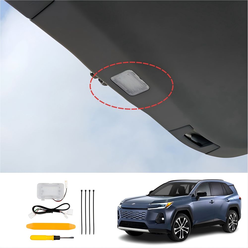 【送料無料】トヨタ RAV4 (26 款 / エレクトリックテールゲート) 専用ラゲッジルーム LED ライト 高輝度・広範囲照射 ロックプレート交換タイプ アウトドアキャンプに最適 かんたん取付 トランク照明強化 車中泊快適