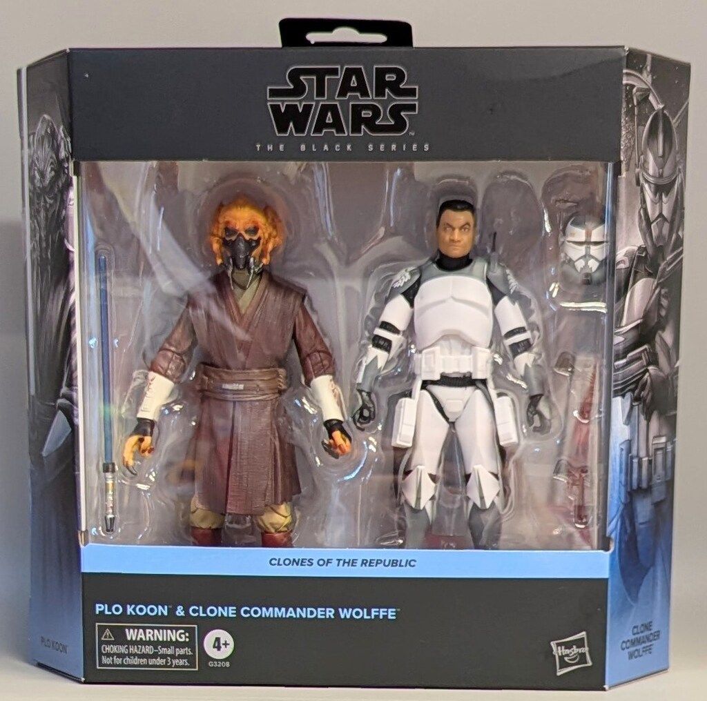 Hasburo PLO KOON & CLONE COMMANDER WOLFE