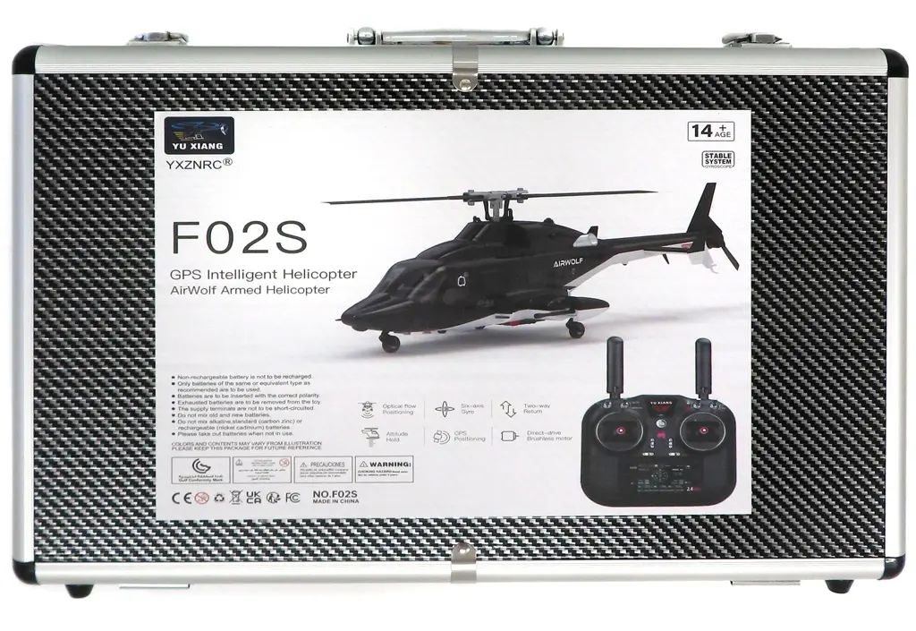 【中古】ラジコン AirWolf Armed Helicopter(ブラック) 2.4GHz仕様 [F02S]