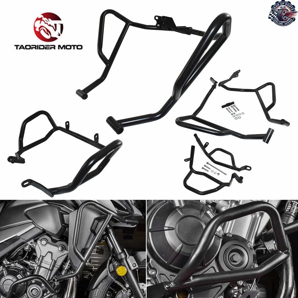 ホンダ CB X 2019 - 23 用 下部 + 上部エンジンバンパーガード クラッシュバー フレームプロテクター
