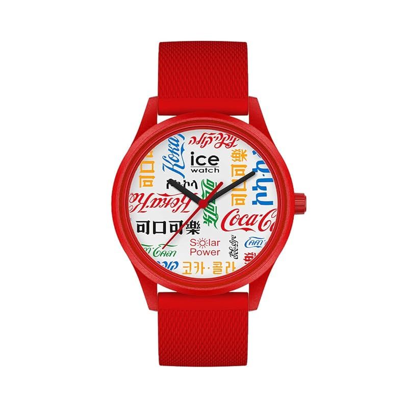 【新品】 コカ・コーラ & アイスウォッチ [COCA-COLA & ICE-WATCH] チーム レッド ミディアム 019620 時計 腕時計 メンズ ユニセックス Ice solar 太陽電池 ソーラー