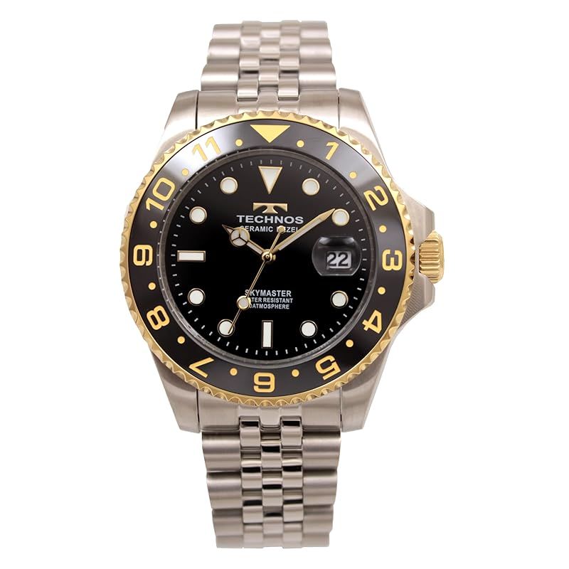 【新品】 [テクノス]TECHNOS 腕時計 10気圧防水 デイト T9C11BG