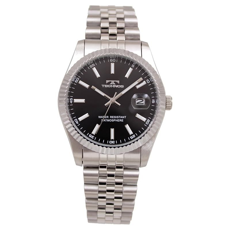 【新品】 [テクノス]TECHNOS 腕時計 デイト T6C10SB