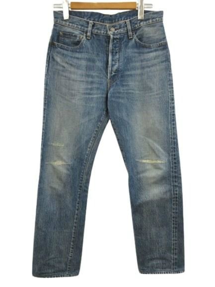 スタンダード カリフォルニア STANDARD CALIFORNIA 901 デニムパンツ ジーンズ セルビッチ リペア ブルー W32