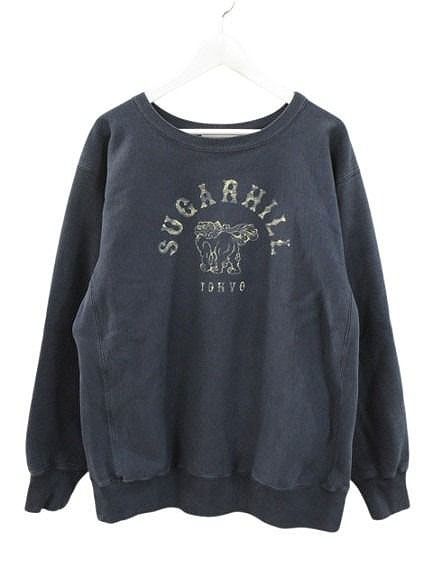 SUGARHILL シュガーヒル LOGO PRINTED SWEATSHIRT OLD NAVY 2441000902 ロゴプリント スウェットシャツ 2 ネイビー 長袖 トレーナー トップス 19,575円