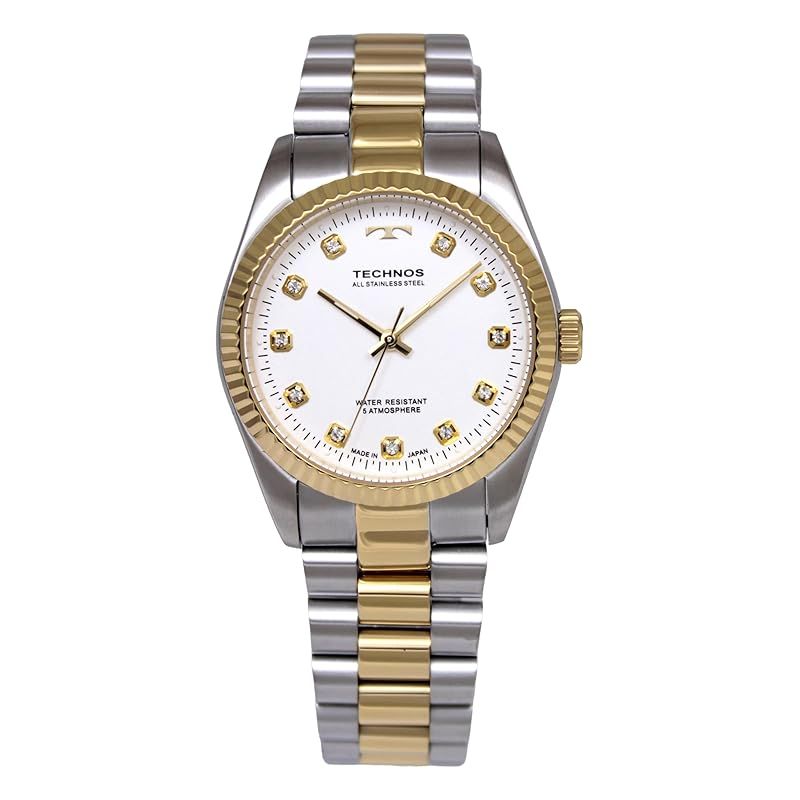 新品】 [テクノス]TECHNOS 腕時計 100周年モデル 日本製 T9C33TW 0 