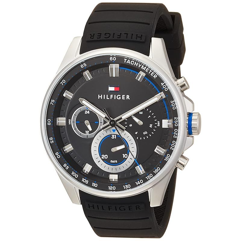 【新品】 [TOMMY HILFIGER] 腕時計 1791971 メンズ ブラック [並行輸入品]
