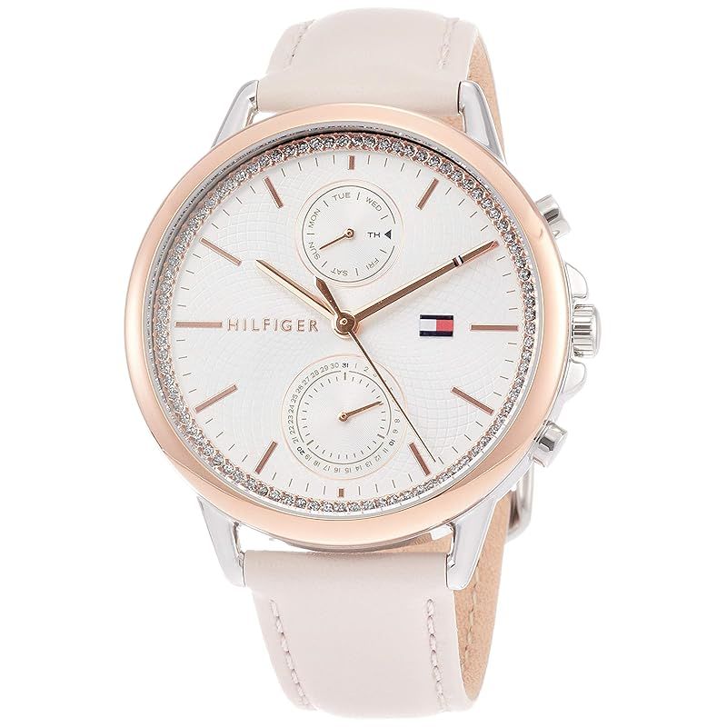 【新品】 [トミーヒルフィガー]TOMMY HILFIGER 腕時計 CARLY ホワイト文字盤 クォーツ 1781913 メンズ 【並行輸入品】